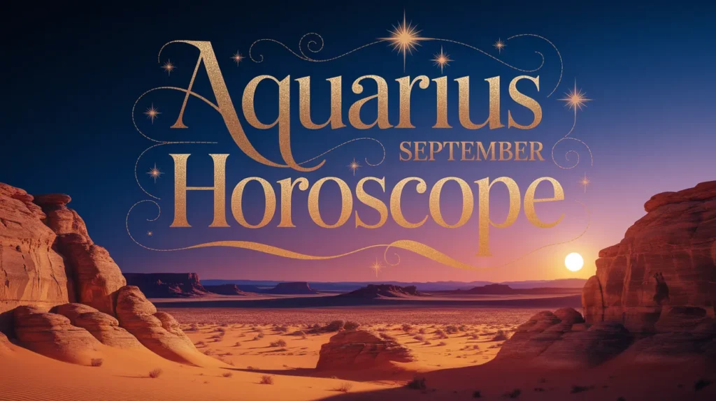 Aquarius Horoscope September
