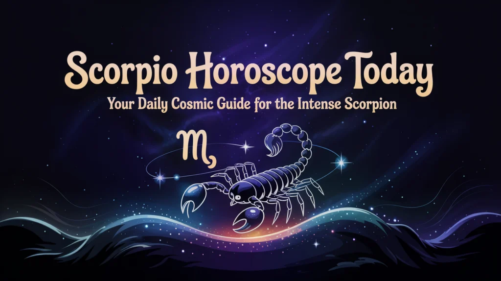 Scorpio Horoscope Today