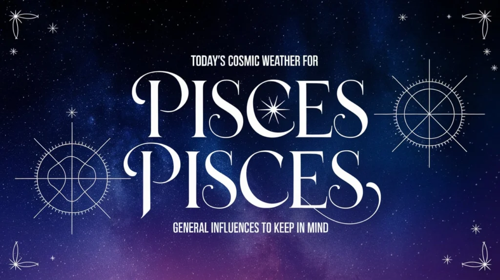 Today's Cosmic Weather for Pisces
