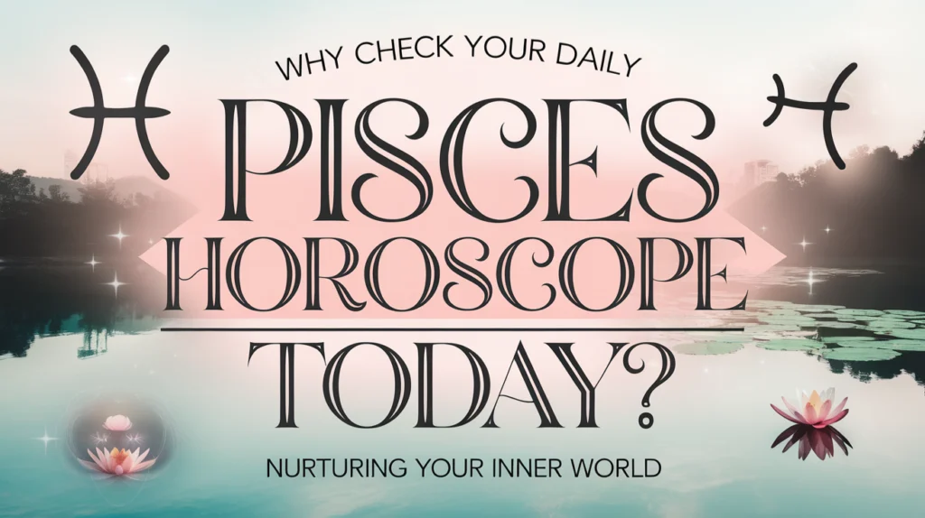 Your Daily Pisces Horoscope Today