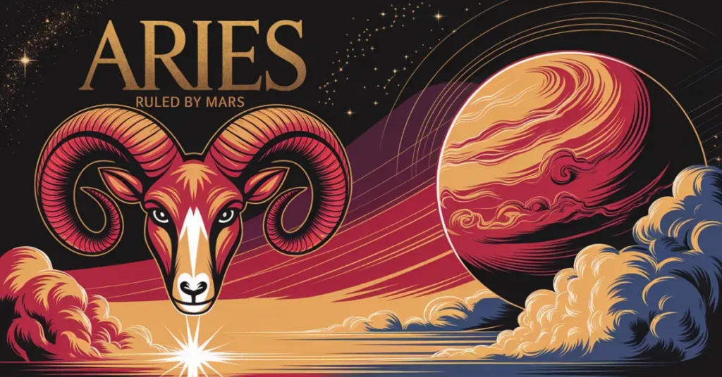 Aries – Ruled by Mars: The Warrior of Cosmic Action