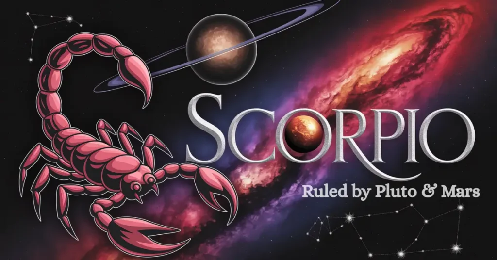 Scorpio – Ruled by Pluto (Traditional: Mars): The Transformative Force