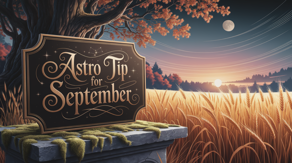 Astro Tip for September
