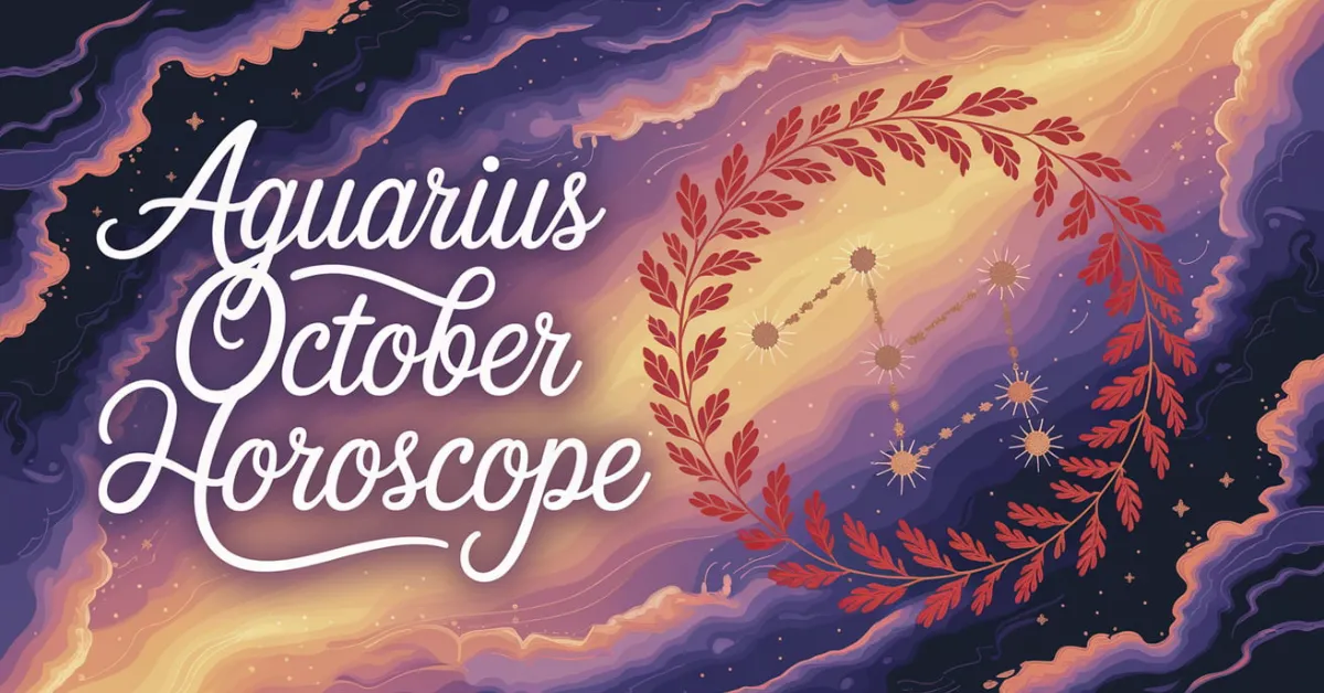 Aquarius October Horoscope