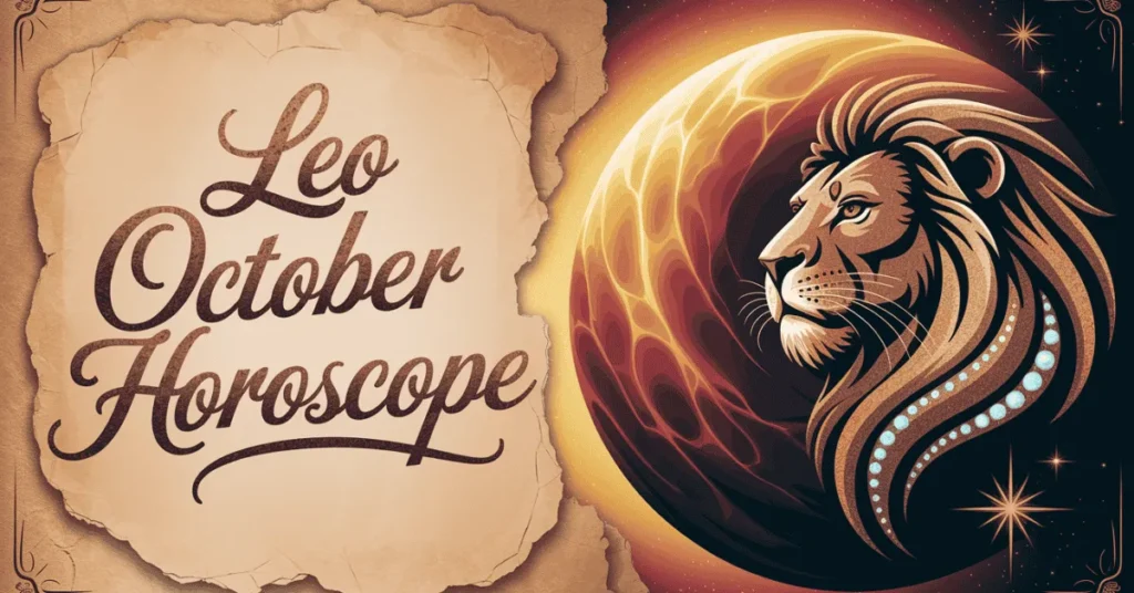 Leo October Horoscope_ Nurturing Your Health and Inner Balance