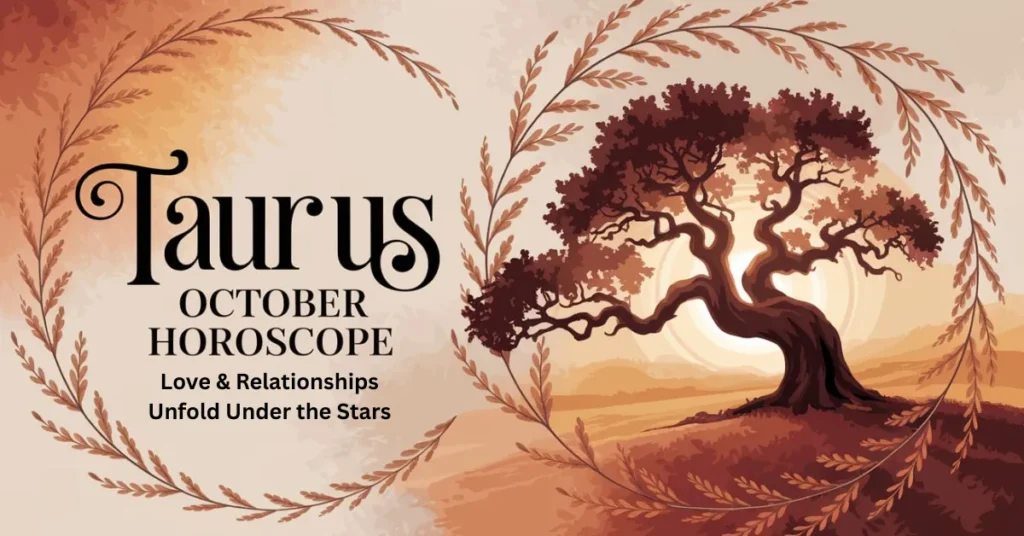 Taurus October Horoscope_ Love & Relationships Unfold Under the Stars