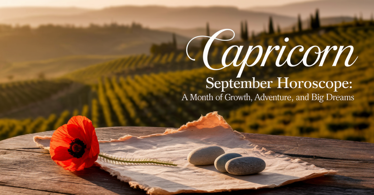 capricorn september horoscpoe