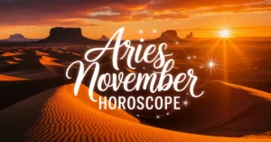 Aries November Horoscope