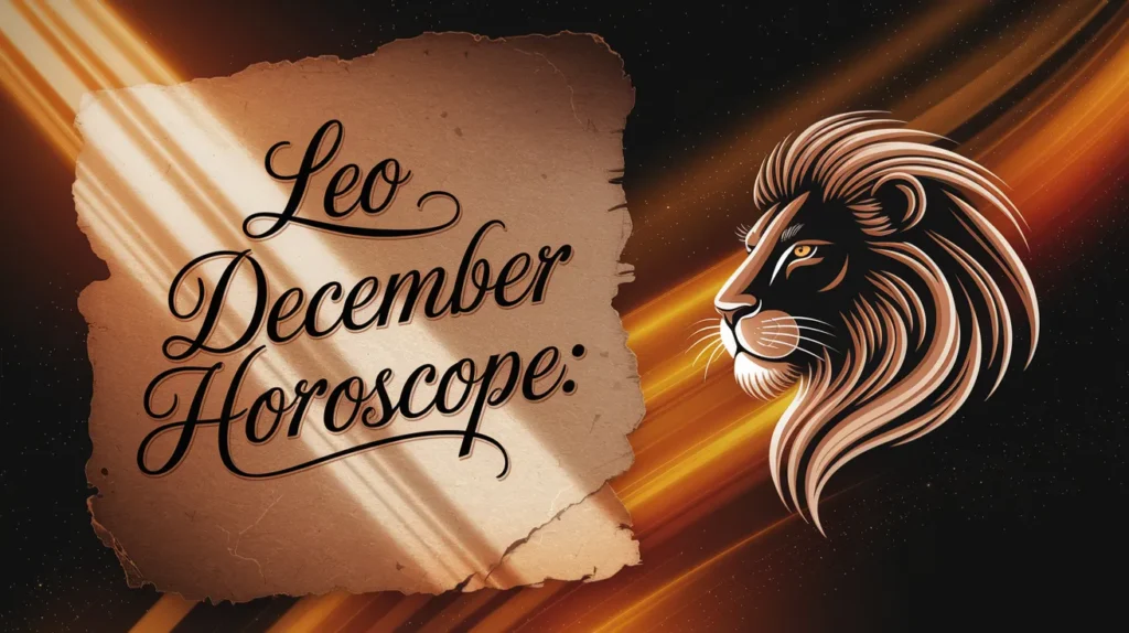 Leo December Horoscope