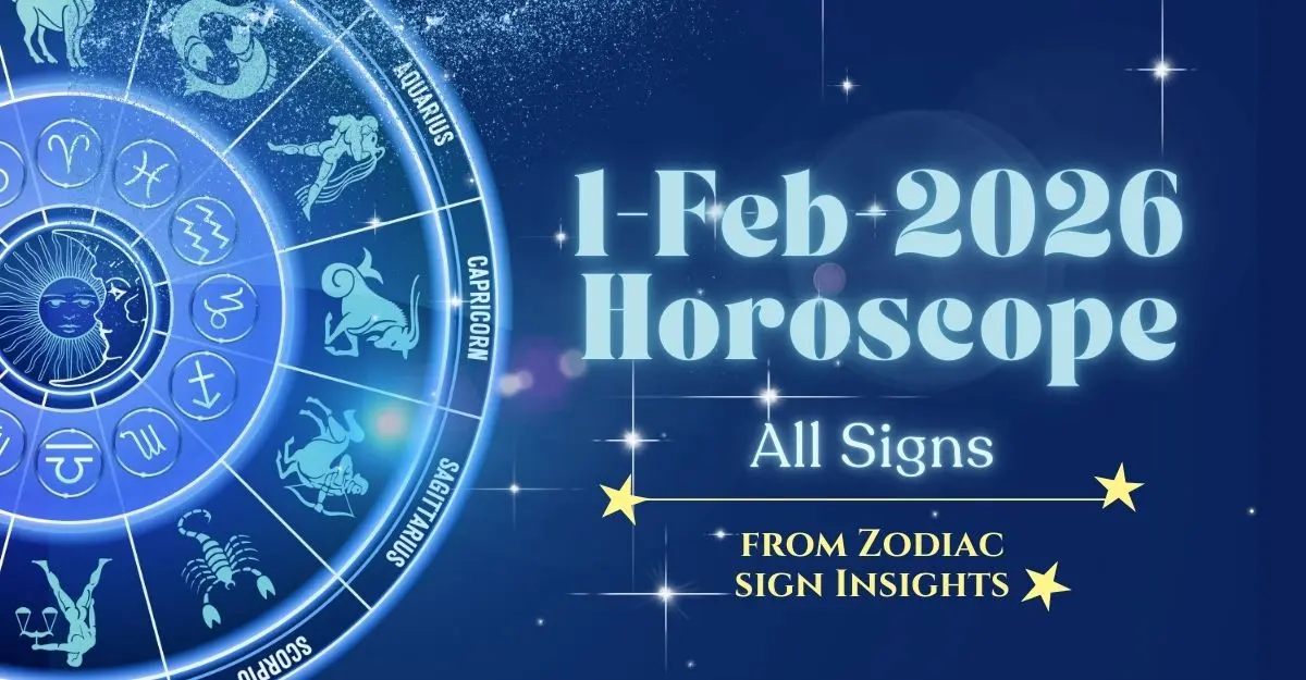 Today's horoscope February 1 2026