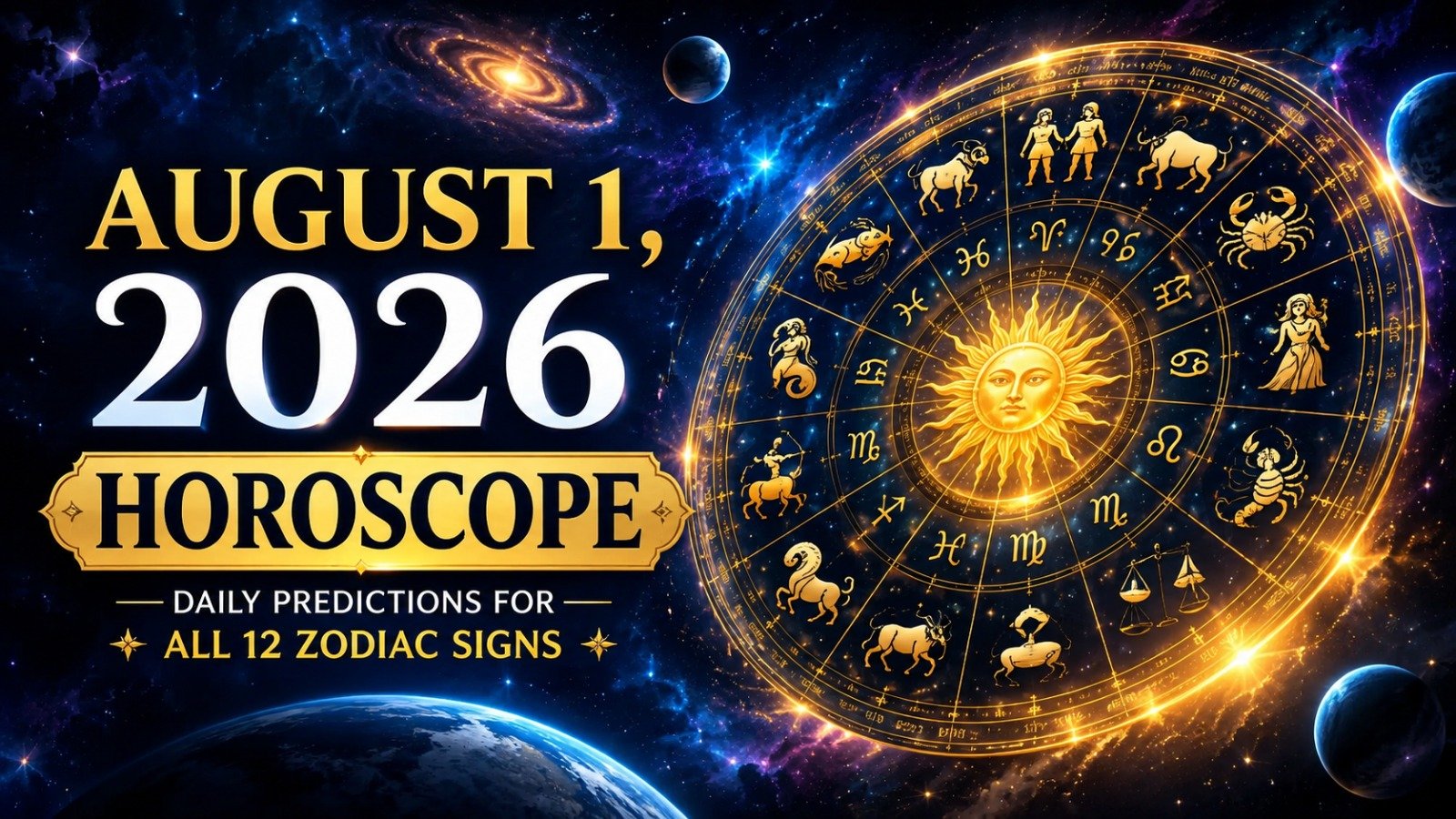 1 August 2026 Horoscope