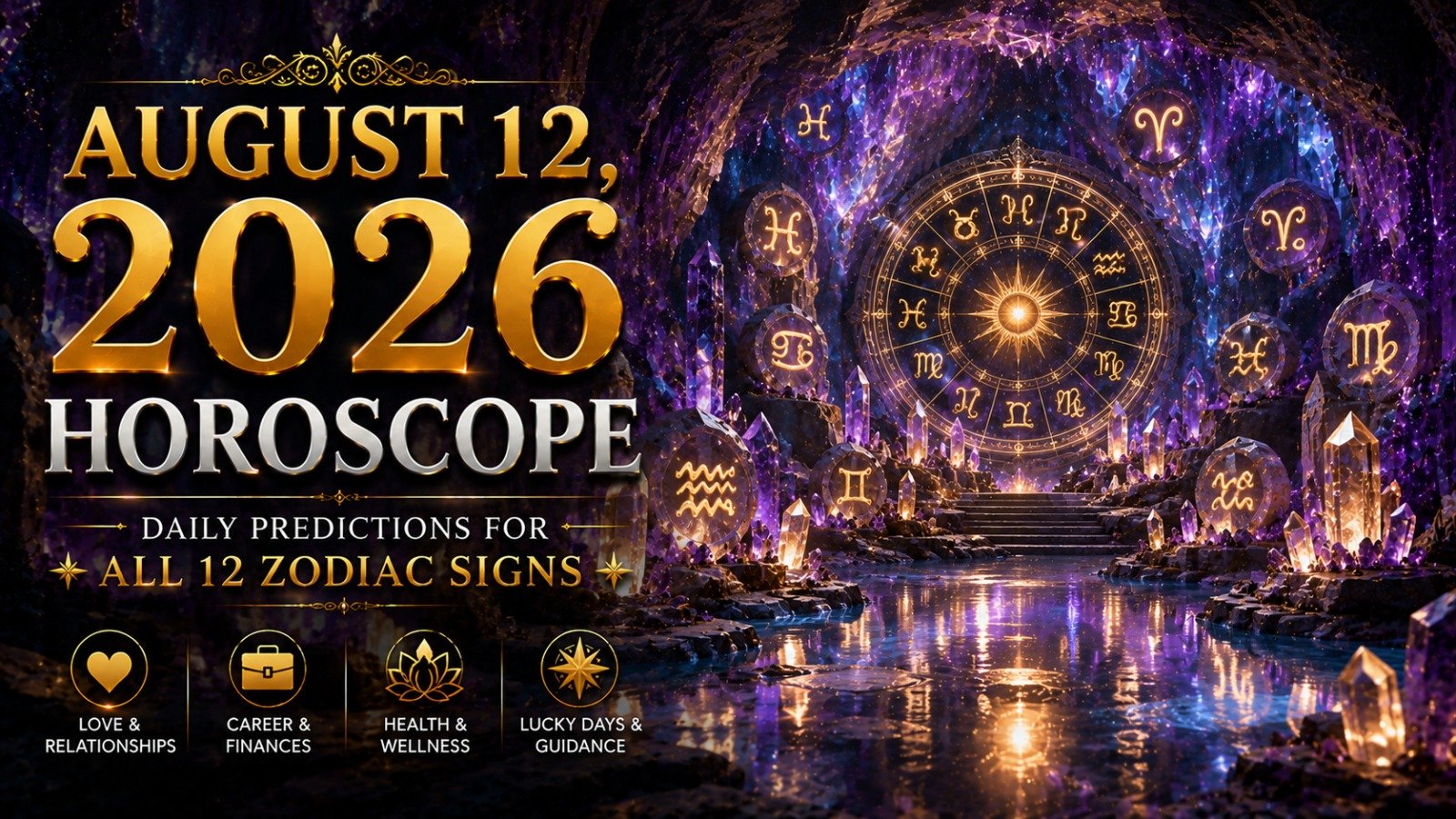 12 August 2026 Horoscope, Daily Horoscope August 12 2026, Horoscope Today 12 August, Today Horoscope 12 August 2026, August 12 Astrology Forecast, Daily Horoscope, Today Horoscope, Astrology Today, Horoscope Reading Today