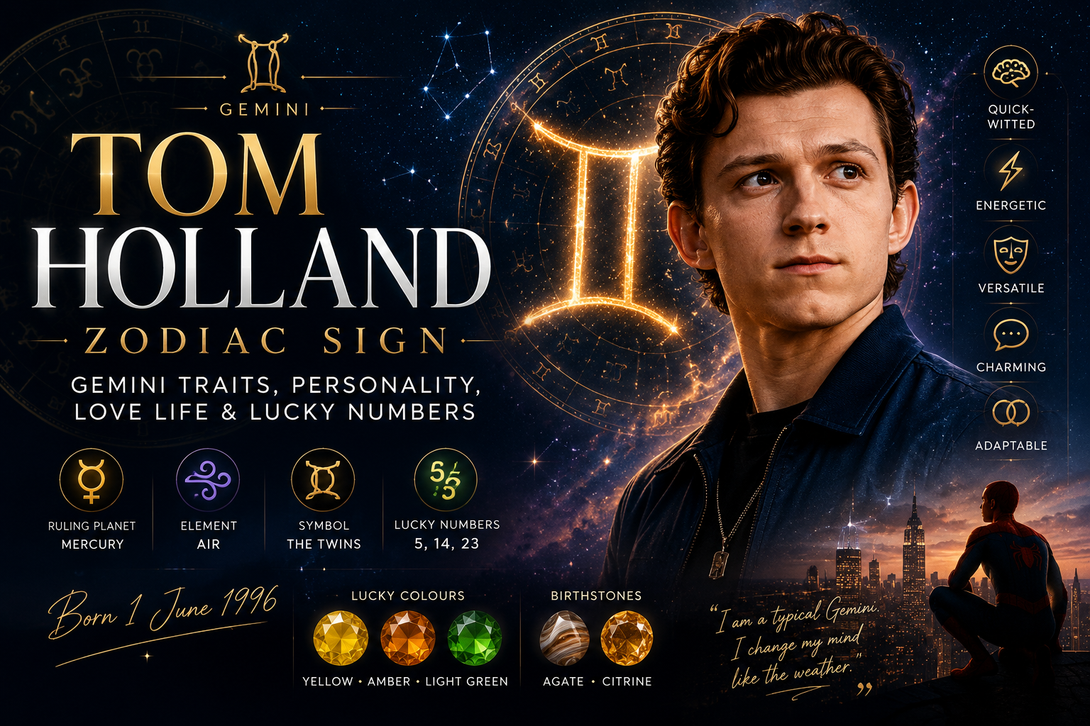 Tom Holland Zodiac Sign, Tom Holland Astrology, Tom Holland Horoscope