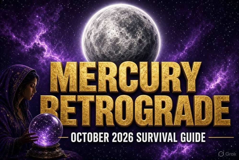 YouTube style Mercury Retrograde October 2026 survival guide thumbnail